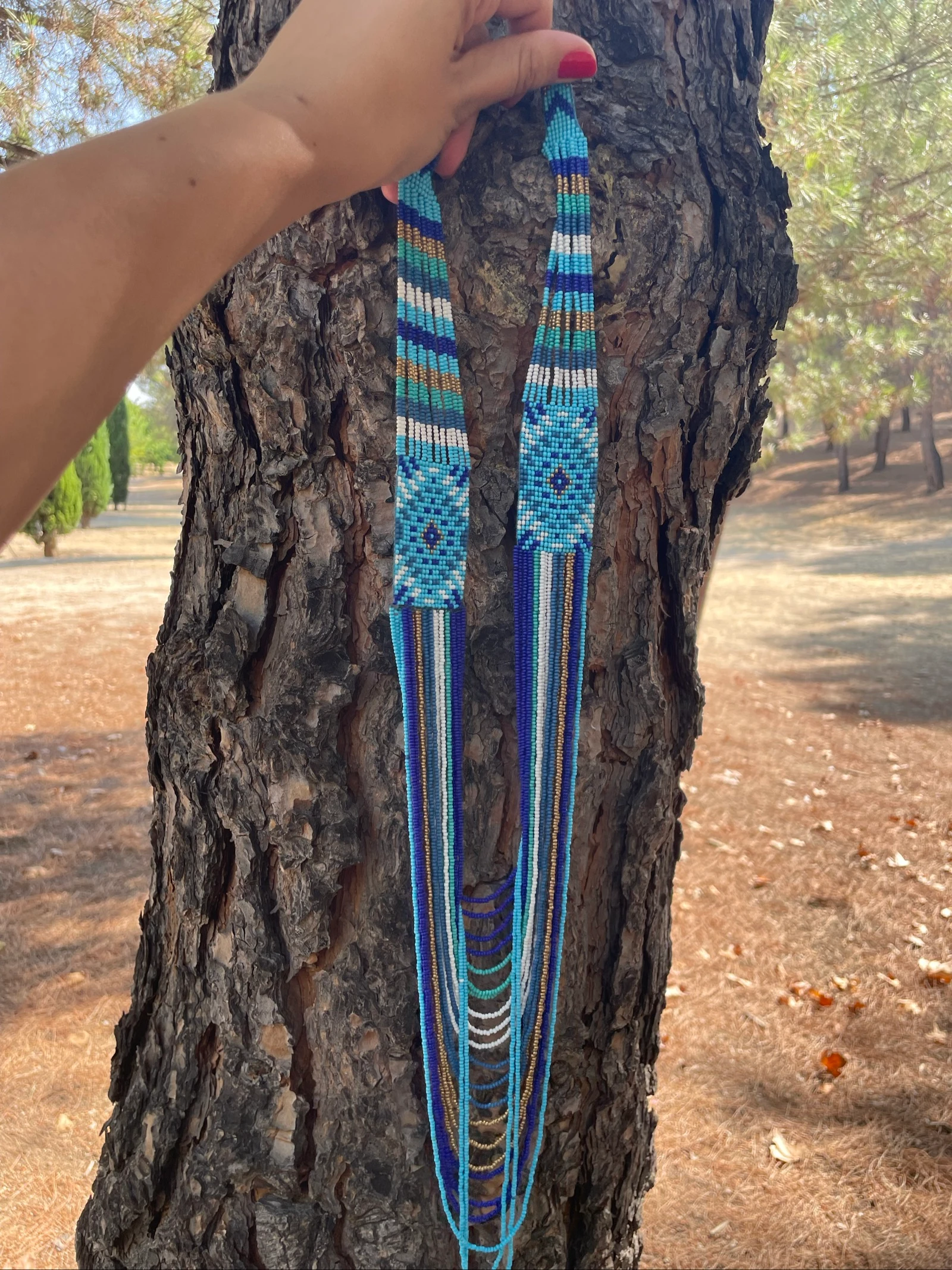 Handmade multi-strand necklace – photo 3